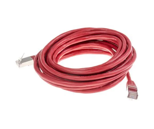 63-7473-75 RS Pro Red PVC Cat5 Cable F/UTP, 5m Male RJ45/Male RJ45 294-8409