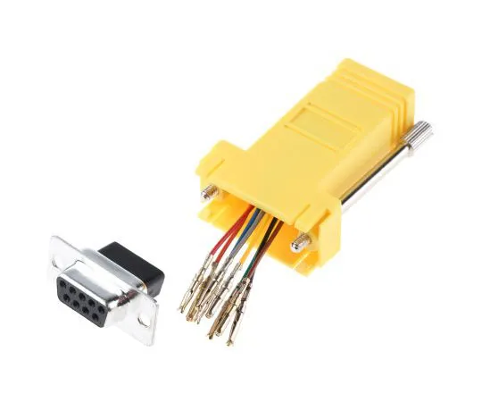 63-7488-39 RS PRO 9 Way D-sub Female, RJ45 Female Adapter 314-8234