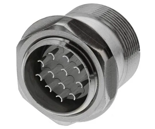 63-7435-44 Lapp R Series, 12 Pole Din Plug Plug, 7.5A, 1.5 kV IP65, Screw Lock 50106202+00009159