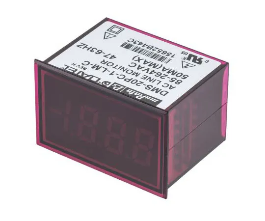 63-7406-73 Murata Power Solutions Digital Voltmeter AC, LED Display 3.5-Digits, 33.93 x 21.29 mm DMS-20PC-1-LM-C