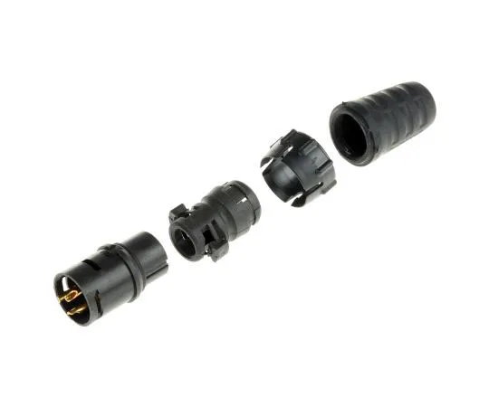 63-7431-45 Switchcraft EN3 Series Cable Mount Connector, 3 contacts Socket EN3C3FX