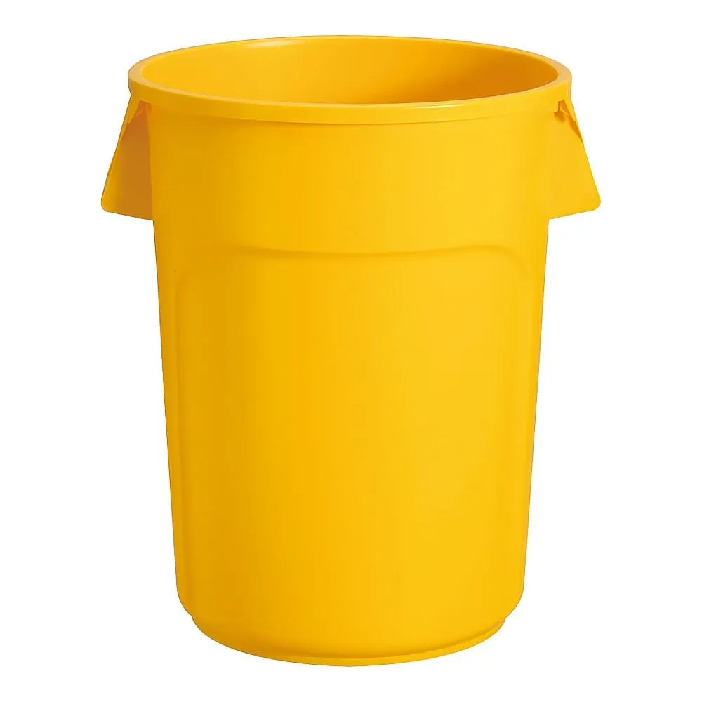 62-6615-39 Trust Round Container 166 L Yellow 1014