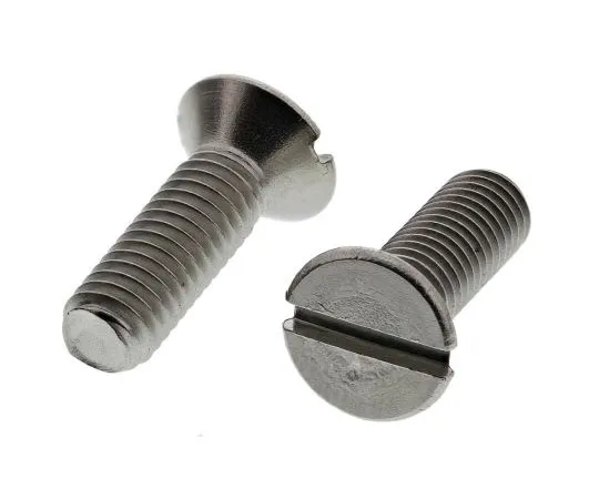 63-7380-73 RS, M5 Countersunk Head, 16mm Stainless Steel Slot A4 3160.8 158-3449