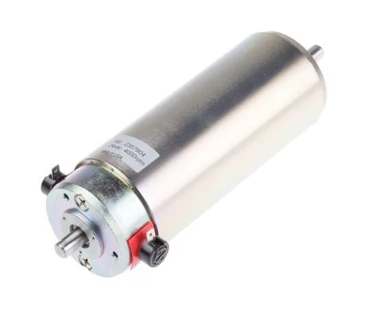 63-7439-81 RS PRO Brushed DC Motor, 183 W, 24 V dc, 370 mNm, 4100 rpm, 8mm Shaft Diameter 235-7904