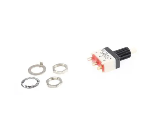 63-7440-34 APEM Single Pole Double Throw (SPDT) Momentary Push Button Switch, 13.6 (Dia.)mm, Panel Mount, 30V dc SP35S000077