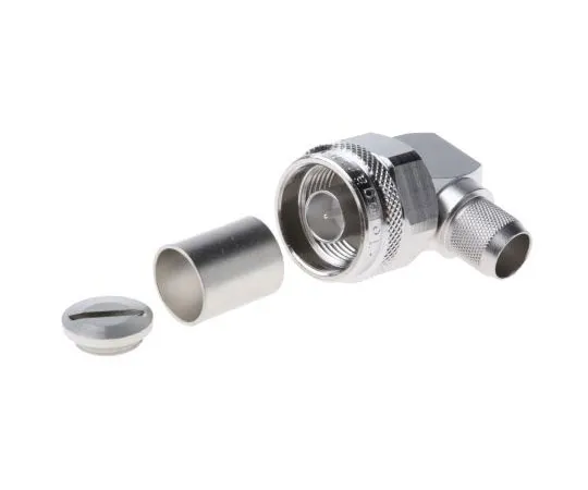 63-7477-33 Telegartner 50Ω Right Angle Cable Mount N Type Connector, Plug, Solder Termination, 0 → 11GHz, RG213/U J01020A0046