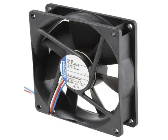63-7478-42 ebm-papst 3400N Series Axial Fan, 92 x 92 x 25mm, 84m³/h, 2.3W, 24 V dc 3414N/2