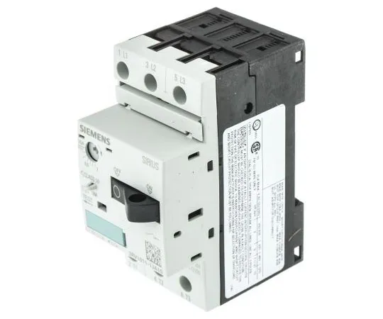 63-7444-21 Siemens Sirius Innovation 690 V Motor Protection Circuit Breaker, 3P Channels, 7 → 10 A, 50 kA 3RV1011-1JA10