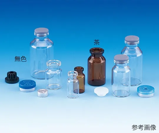 62-9978-18　［Discontinued］Vial Bottle (Fluorine PTFE/Nitrile Packing Standard Set) Brown 100 Pack V -1　208120