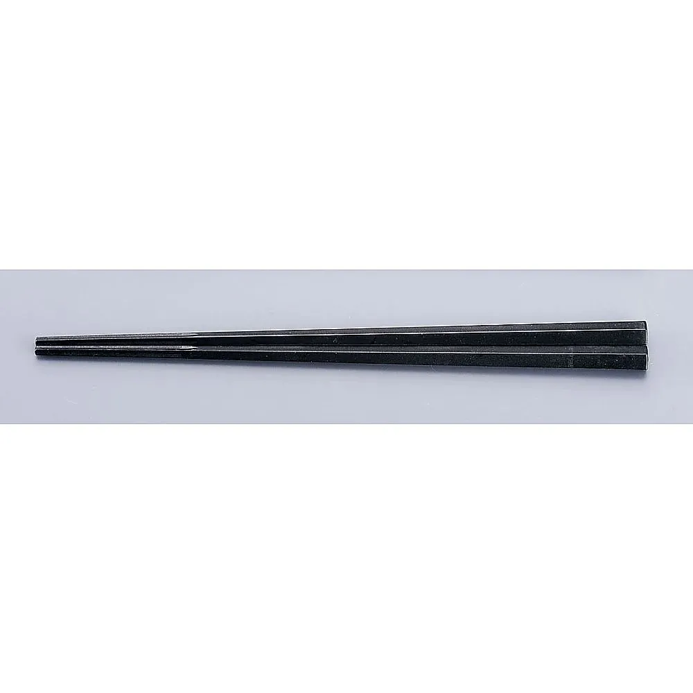 62-6727-61 Gurumen Chopsticks Black PM-084 19 cm