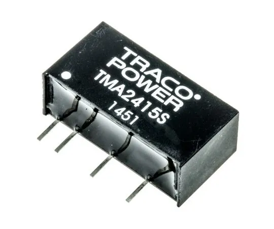 63-7415-69 TRACOPOWER TMA 1W Isolated DC-DC Converter Through Hole, Voltage in 21.6 → 26.4 V dc, Voltage out 15V dc TMA 2415S