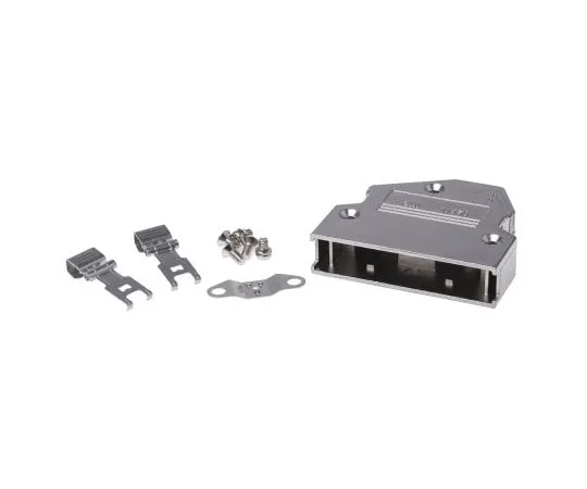 63-7536-31 3M 103 Series Aluminium Angled D-sub Connector Backshell, 50 Way, Strain Relief 10350-A500-00