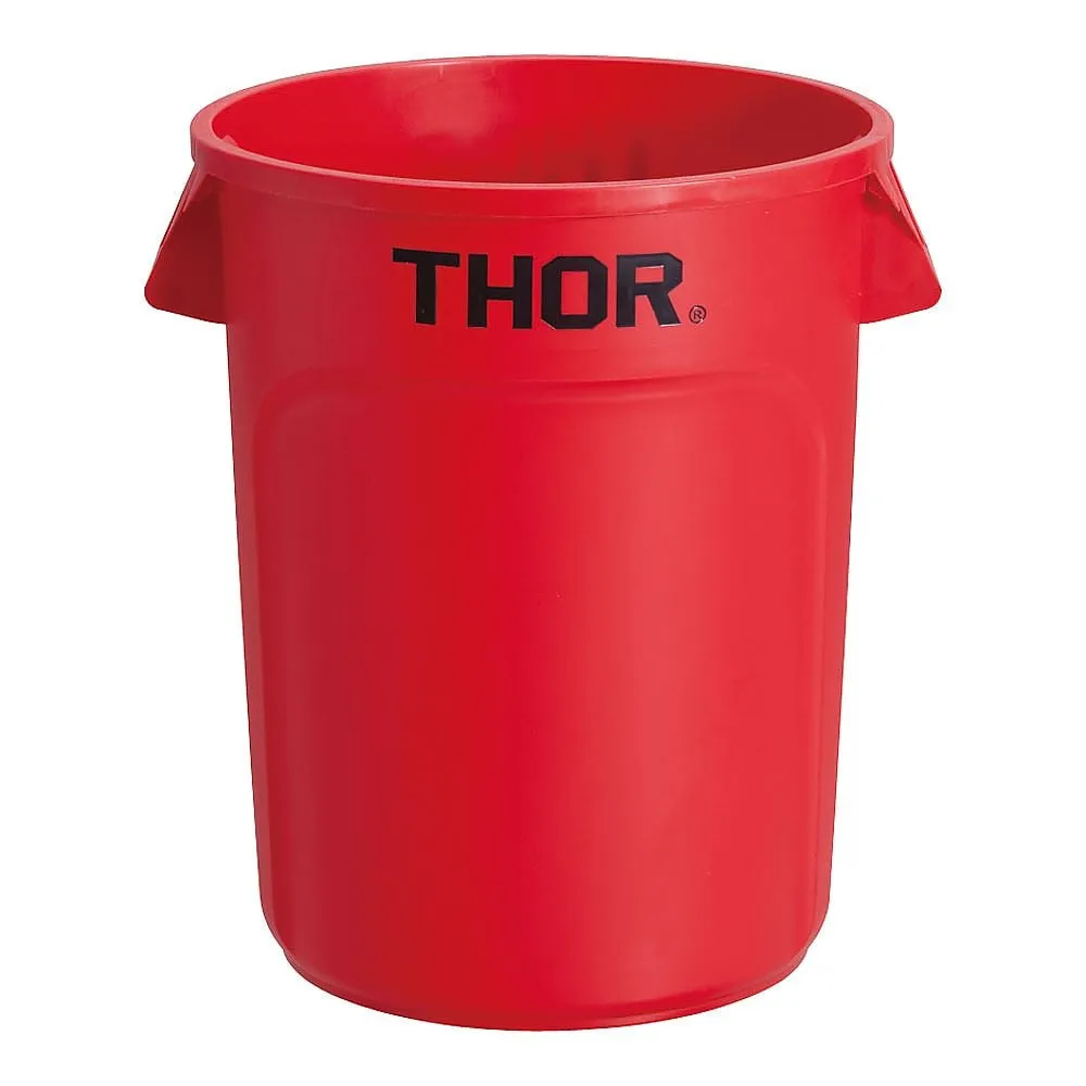62-6615-34 Trust Round Container 121 L Red 1013
