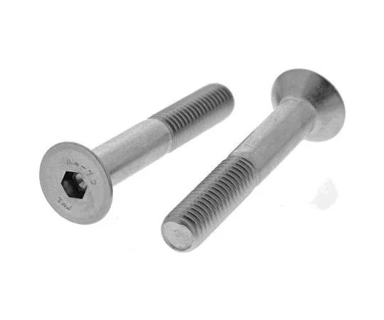 63-7481-94 RS M8 x 50mm Hex Socket Countersunk Screw Plain Stainless Steel 304-4794