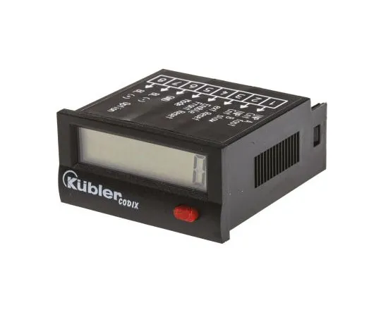 63-7542-39 Kubler 8 Digit, LCD, Digital Counter, 7kHz, 3.6 V Battery 6.130.012.850