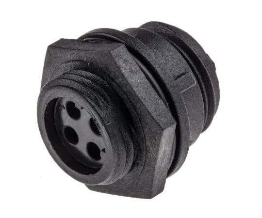 63-7538-29 Bulgin Buccaneer 400 Series Panel Mount Connector, 4 contacts Plug PX0412/04S