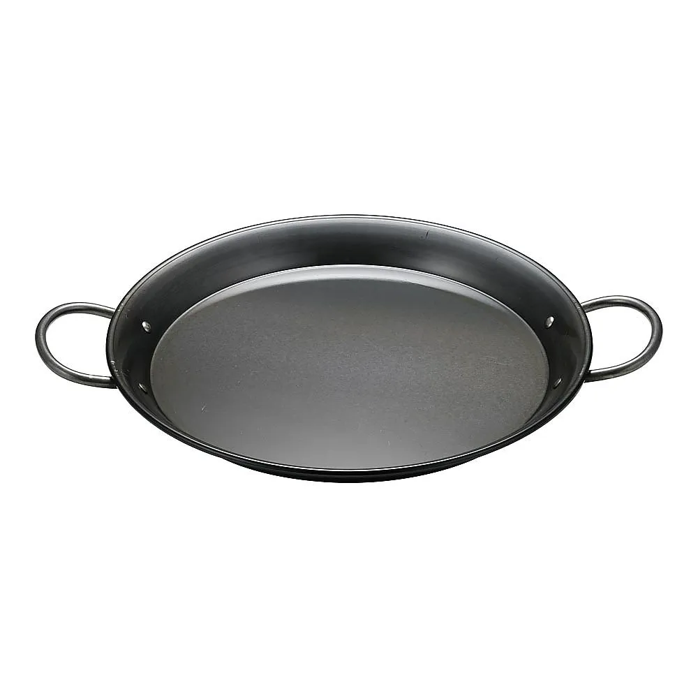 62-6730-99 Iron Paella Hot Pot, Both Hands 36 cm