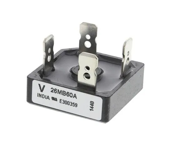 63-7435-59 Vishay VS-26MB60A, Bridge Rectifier, 25A 600V, 4-Pin D 34 VS-26MB60A