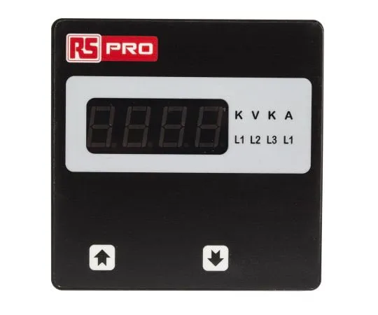 63-7366-17 RS PRO BT14 Series Digital Voltmeter AC, LED Display 4-Digits ±0.5 + 1 Digit % 136-5389