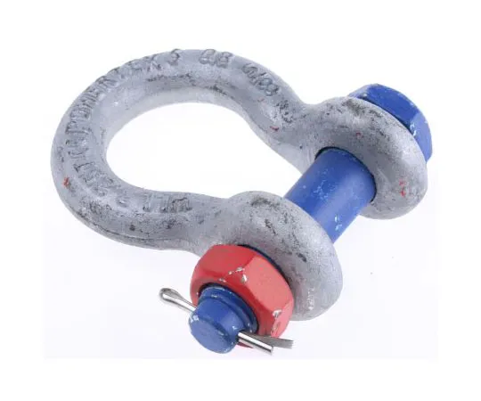 63-7486-95 RS PRO Bow Shackle, Zinc Plated Steel, 3.25T 312-3364
