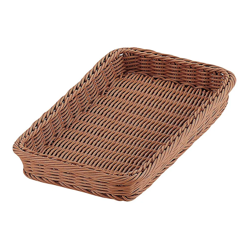 62-6582-50 PP Bakery Basket Square Brown 32 Type CO-704-BR