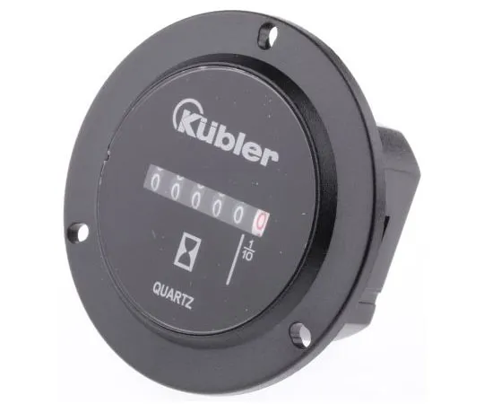 63-7476-46 Kubler Hour Counter, 6 digits, Tab Connection, 230 V ac 0.135.100.302