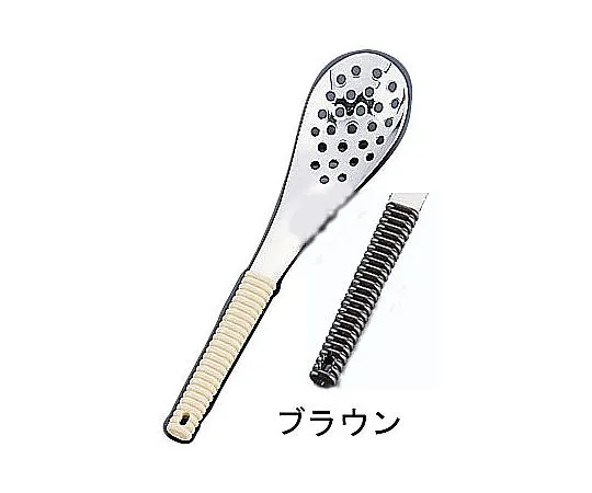 62-6790-48 18-8 Flavor Dori Renge Spoon, Brown