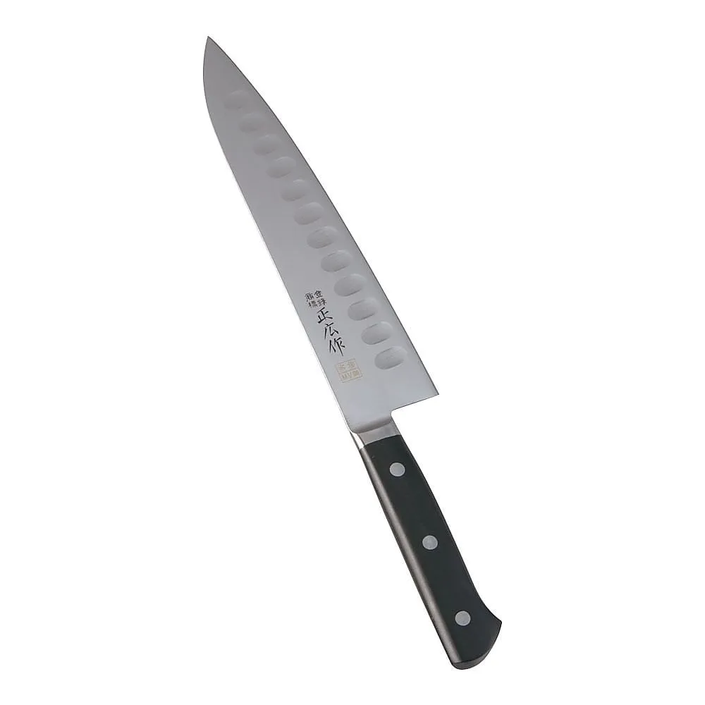 62-6413-07 Masahiro MV Steel Grilled Dimple (Double Flute) 21 cm 14881