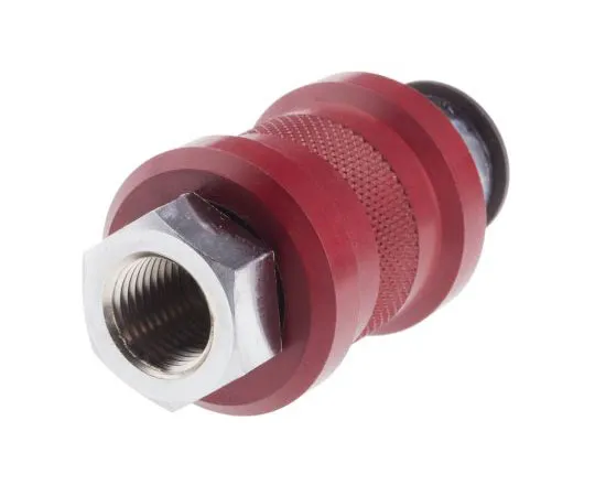 63-7413-47 Legris LF3000 16 bar Brass Pneumatic Straight Threaded Adapter, G 1/4 Female Female 0669 07 13