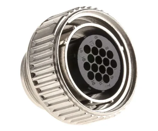 63-7504-24 TE Connectivity CMC Series 1 Series Cable Mount Connector, 16 contacts Plug 208488-1