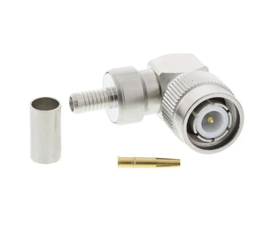 63-7475-49 Radiall Right Angle 50Ω Cable Mount TNC Connector, Crimp Termination, RG141, RG58 R143182000