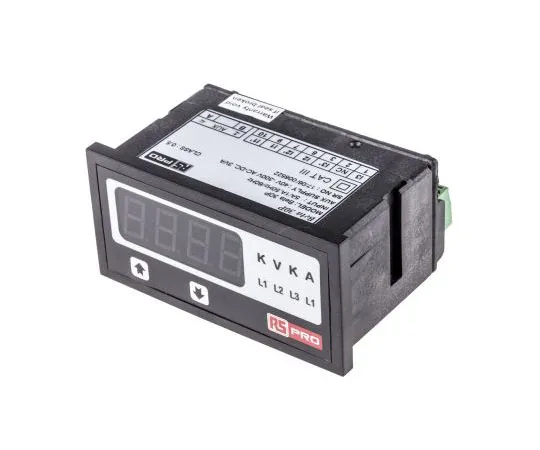 63-7366-14 RS PRO LED Digital Ammeter 4-Digits AC ±0.5% + 1 Digit 0°C to +50°C, 136-5385