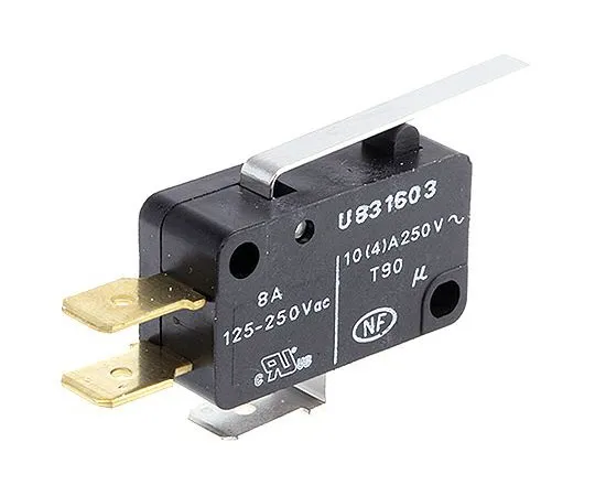 63-7430-15 SPDT Lever Microswitch, 10 A @ 250 V ac 83 160 347