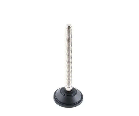 63-7492-52 Nu-Tech Engineering Nickel Plated Steel Adjustable Feet A090/021 55mm Dia. 152mm 600kg Static load Capacity ,125mm M12 A090/021