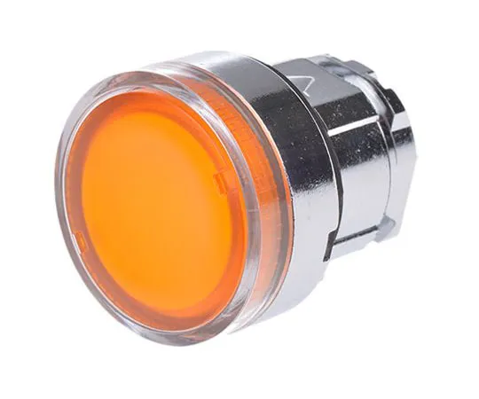 63-7494-01 Schneider Electric Harmony XB4 Series, Orange Push Button Head, Spring Return, 22mm Cutout ZB4BW35