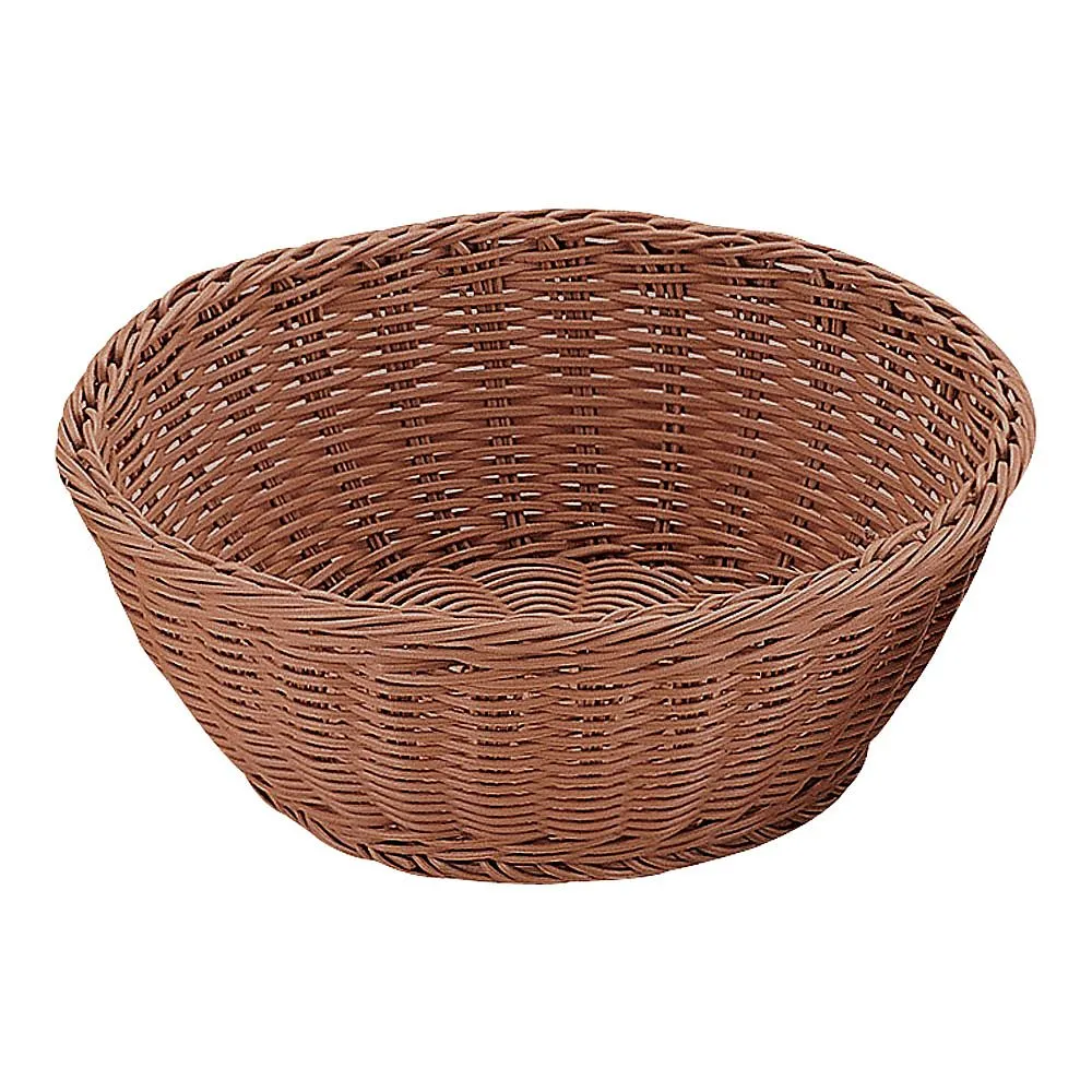 62-6403-58 PP Round Basket Brown 27 Type RO-212-BR