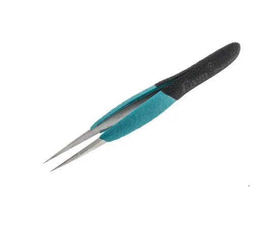 63-7515-65 Erem by Weller 120 mm, Anti-Magnetic Stainless Steel, Straight; Pointed, ESD Anti-Acid Tweezers E3CSA