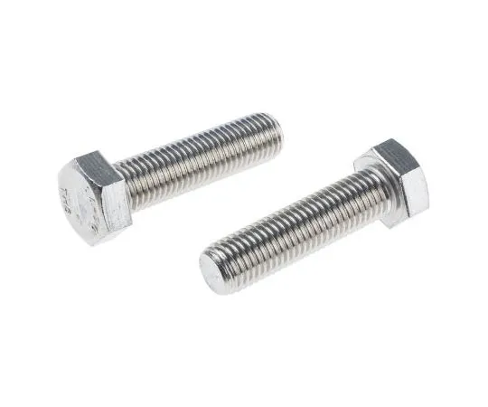 63-7456-88 Plain Stainless Steel Hex Hex Bolt, M16 x 60mm 263-2299