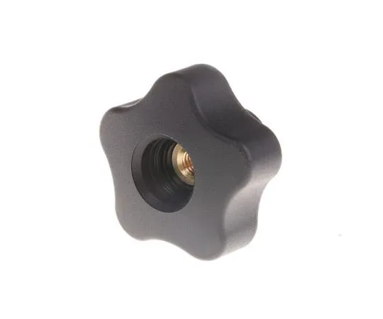 63-7469-06 Elesa Black Polymer Knob 69897, M6 x 18 69897