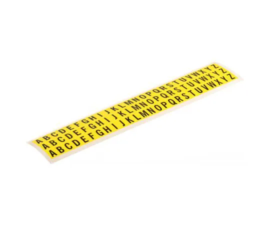 63-7547-73 RS PRO Black Lettering Label, 9.5mm 445-3896