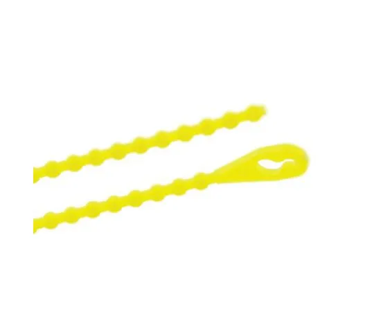 63-7489-25 Richco, BT Series Yellow Polypropylene Releasable Cable Tie, 101.6mm x 1.5 mm BT-4-10-YL