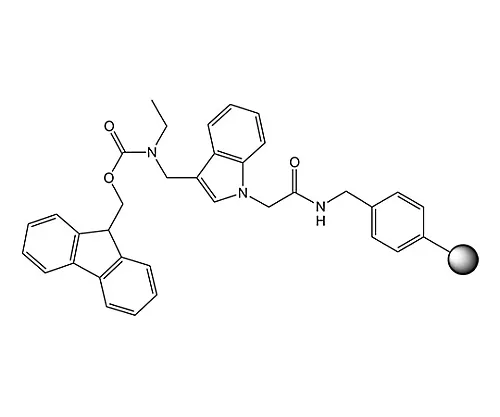 61-0401-03　［Discontinued］[3-({Ethyl-Fmoc-Amino}-Methyl)-Indol-1-Yl]-Acetyl AM Resin 855102 1G　8551020001