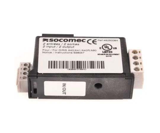 63-7528-44 Socomec PLC I/O Module 2 Inputs, 2 Outputs 4825 0094
