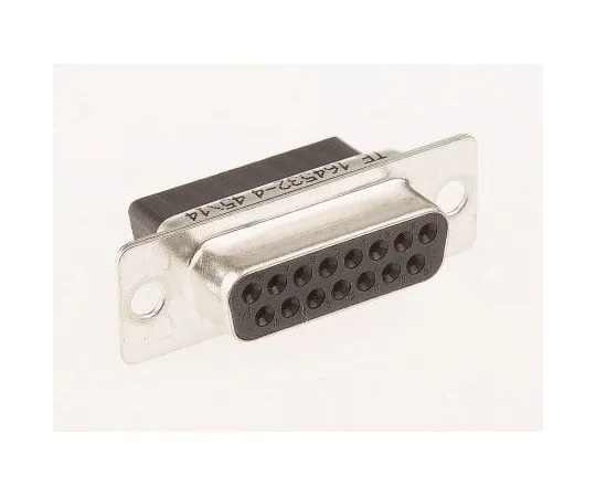 63-7480-30 TE Connectivity AMPLIMITE HDP-20 Series Straight Crimp D-sub Connector, Socket, 15 Pin 164532-4