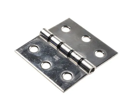 63-7493-11 Pinet Raw Stainless Steel Hinge Screw, 75mm x 80mm x 2mm 52-A-3790