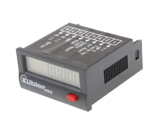 63-7542-43 Kubler Hour Counter, 8 digits, LCD, Screw Connection, 4 → 30 V dc 6.135.012.851