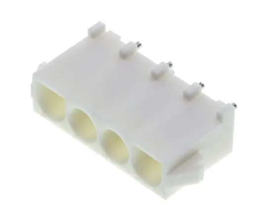 63-7365-56 TE Connectivity Universal MATE-N-LOK, 4 Way, Straight PCB Header 350792-1