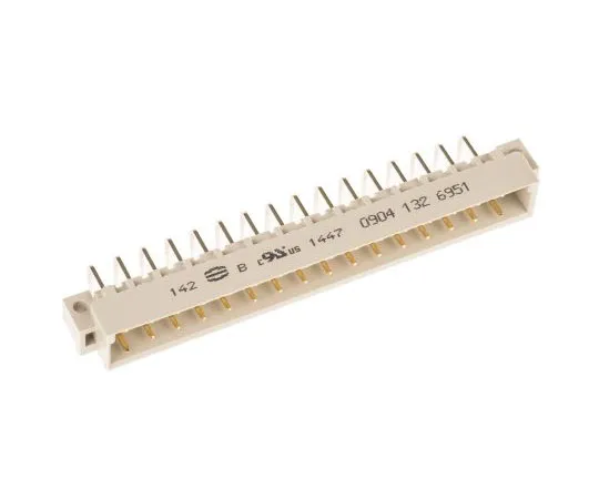 63-7360-30 Harting 32 Way 5.08mm Pitch, Type D Class C2, 2 Row, Right Angle DIN 41612 Connector, Plug 9041326951