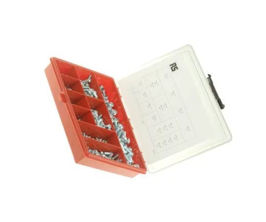 63-7471-42 450 piece Steel Screw/Bolt Kit, M3, M4, M5, M6, M8 290-9599