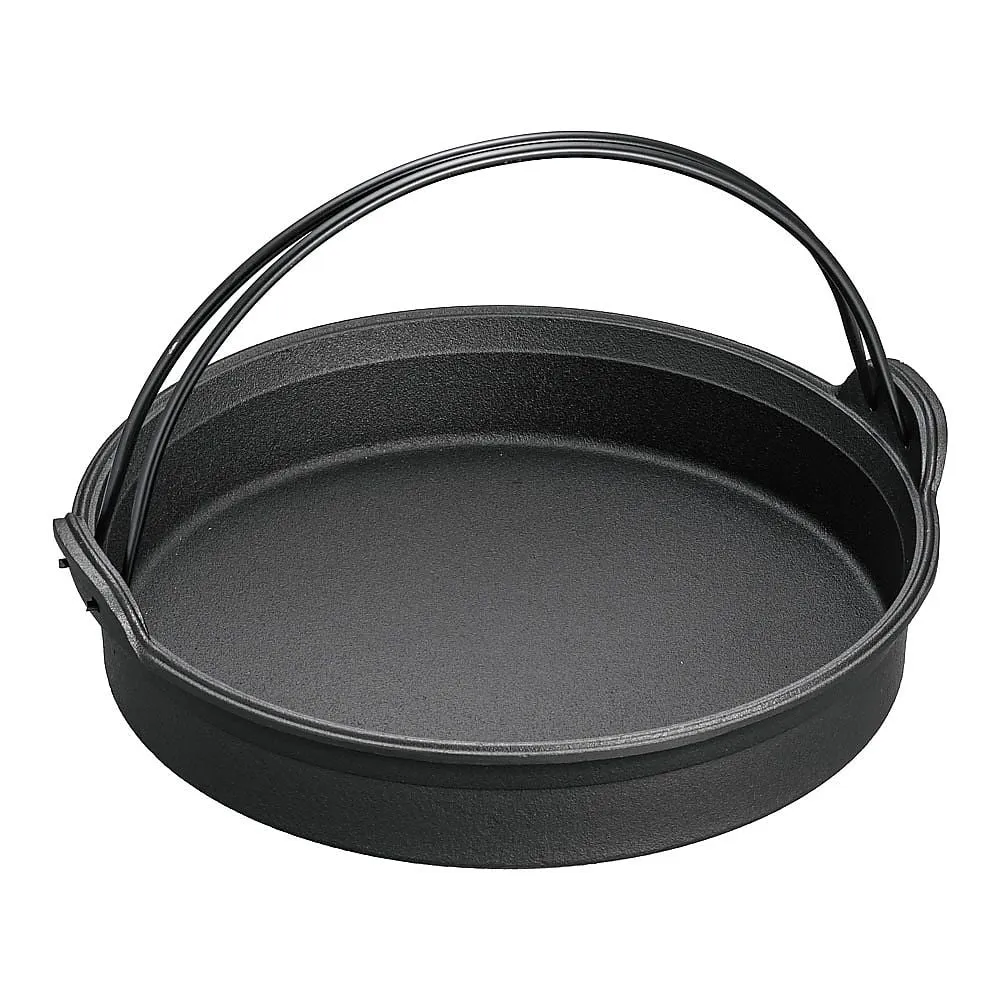 62-6785-89 Goshin iron sukiyaki pot, stone 29 cm